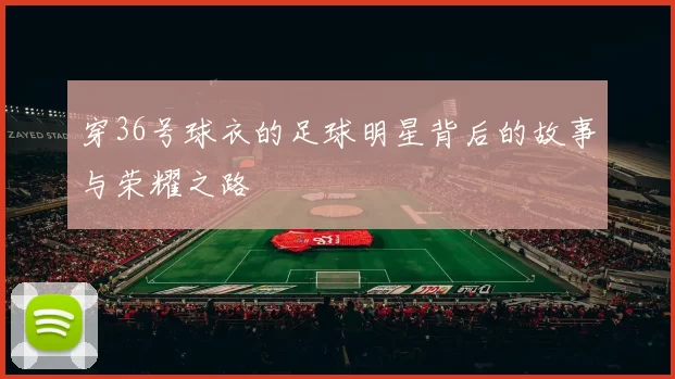 穿36号球衣的足球明星背后的故事与荣耀之路