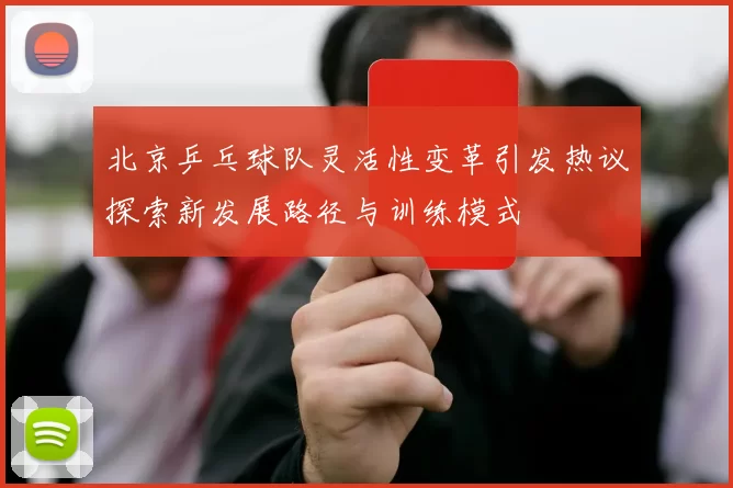 北京乒乓球队灵活性变革引发热议探索新发展路径与训练模式