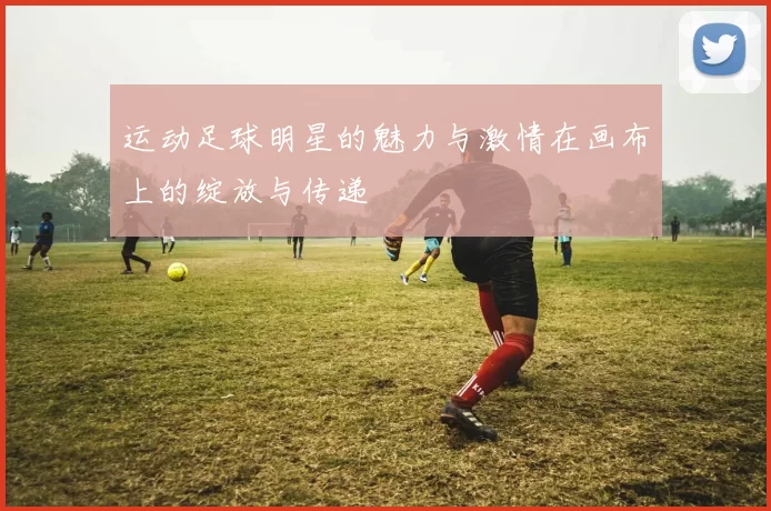运动足球明星的魅力与激情在画布上的绽放与传递